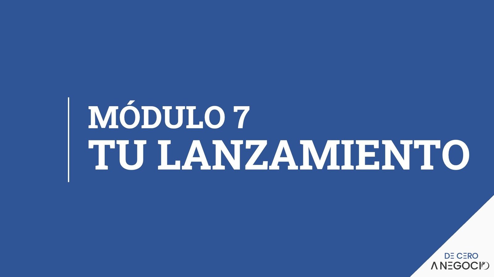 7. TU LANZAMIENTO Thumbnail